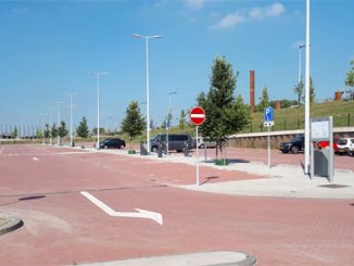 P+R Station noord overzicht terrein